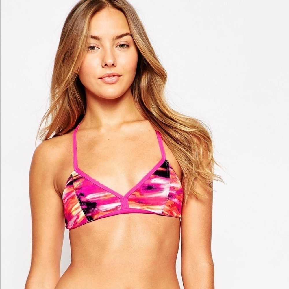 Women's Pink Cloud Nine Power Triangle Bikini Top